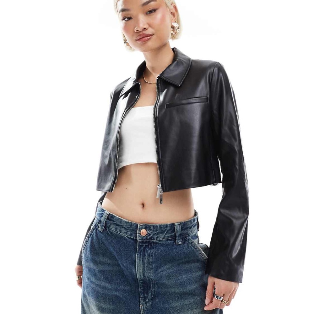 Black Cropped Jacket